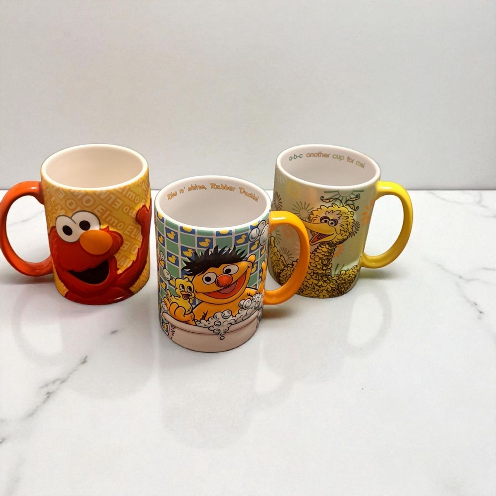 Sesame Street Character Mugs Set